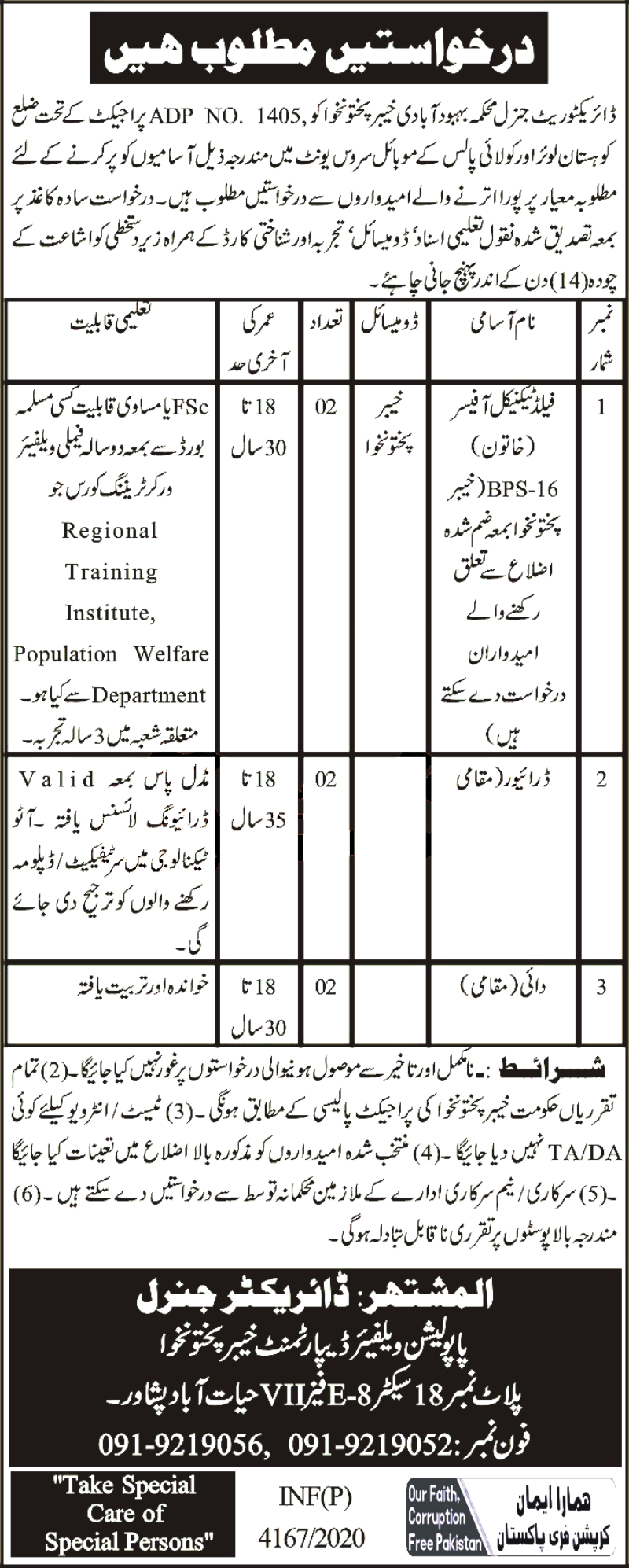 Positions Vacant